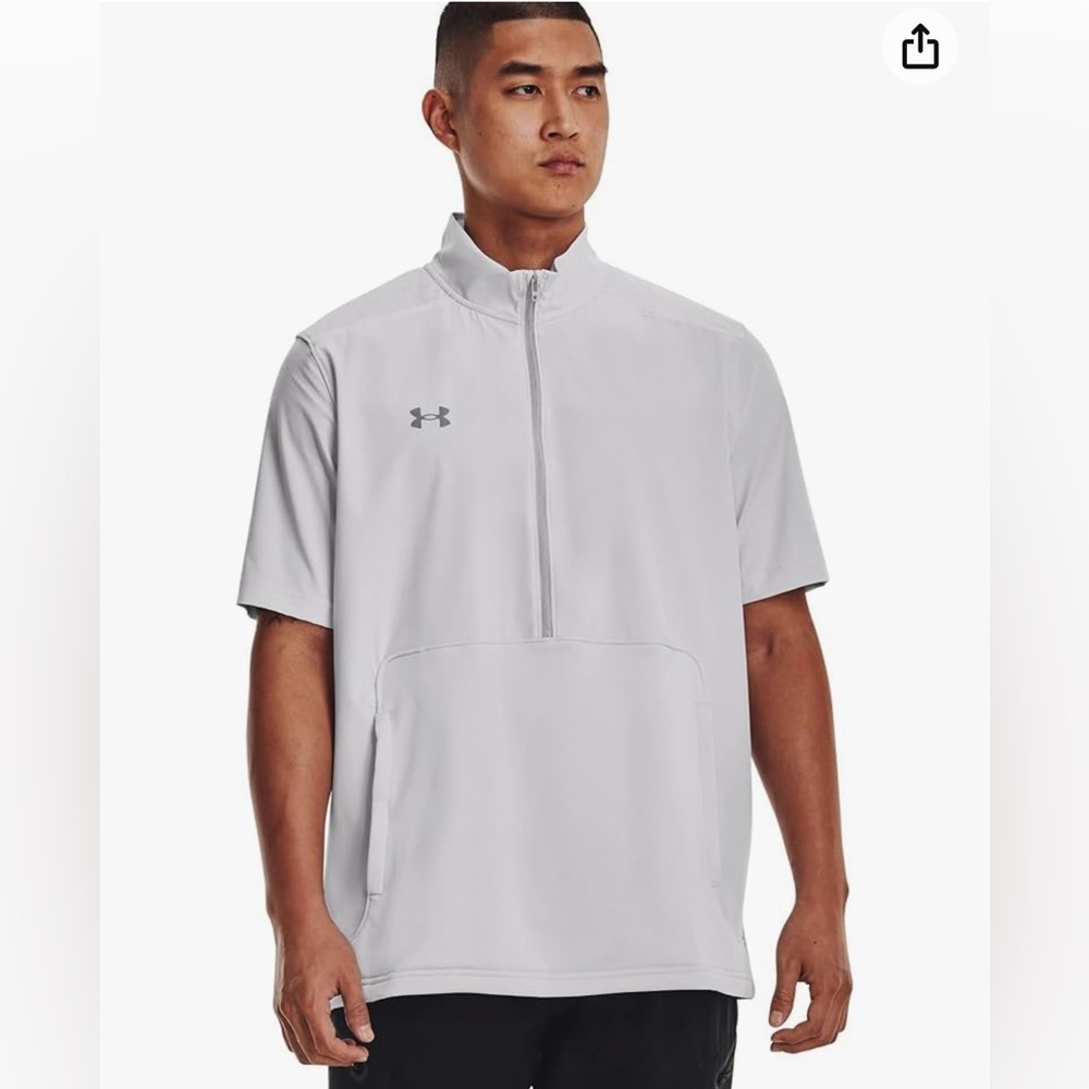 NWT Under Armour Men’s Motivate 2.0 Short Sleeve Halo Gray